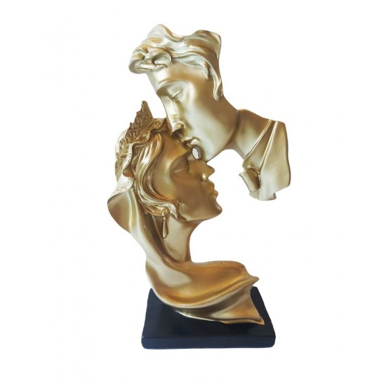Statueta decorativa, Indragostiti, Auriu, 25 cm, CQ5952-1 Statueta decorativa, Indragostiti, Auriu, 25 cm, CQ5952-1