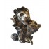 Statueta decorativa, Lei, Argintiu, 14 cm, XQ4001