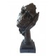 Statueta decorativa, Masca, Negru, 33 cm, HC303L