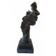 Statueta decorativa, Masca, Negru, 33 cm, HC303L