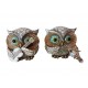 Statueta decorativa, Set 4 bufnite cu instrumente muzicale, Maro, 10 cm, GA2818 Statueta decorativa, Set 4 bufnite cu instrumente muzicale, Maro, 10 cm, GA2818
