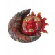 Statueta decorativa Soare si Luna, Rosu, 15 cm, 356326DX