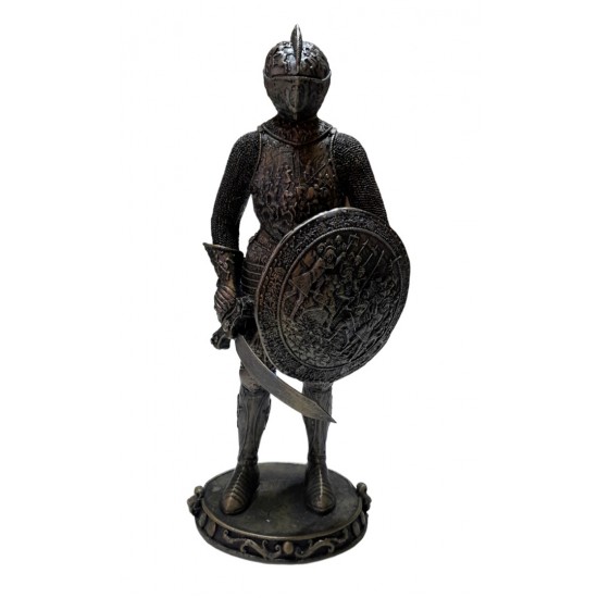 Statueta decorativa, Soldat in armura, 31 cm, J3324-6L Statueta decorativa, Soldat in armura, 31 cm, J3324-6L