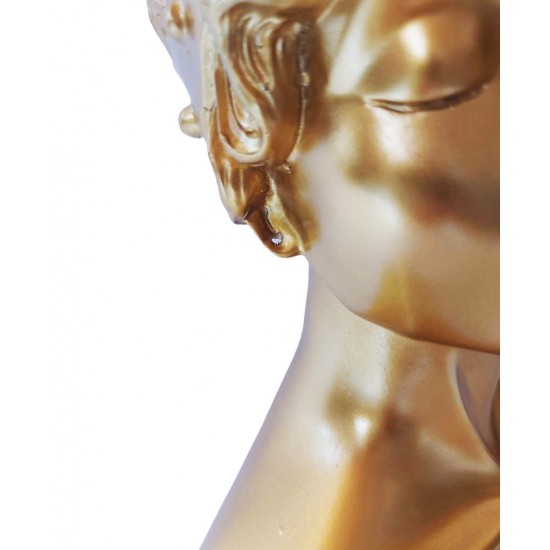Statueta decorativa, Woman, Auriu, 27 cm, 1025DD