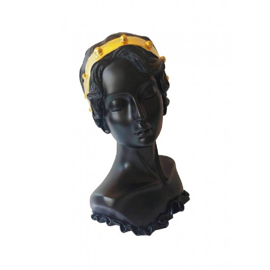 Statueta decorativa, Woman, Negru, 27 cm, 1025DDX