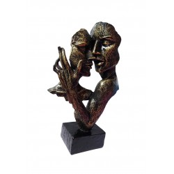 Statueta decorativa cuplu, Passion, Gold, 30 cm, HC648-1 Statueta decorativa cuplu, Passion, Gold, 30 cm, HC648-1