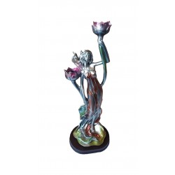Statueta decorativa cu suport pentru lumanari, 36 cm, 161228C