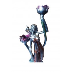 Statueta decorativa cu suport pentru lumanari, 36 cm, 161228C Statueta decorativa cu suport pentru lumanari, 36 cm, 161228C