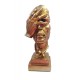 Statueta decorativa masca, Nu vad, Gold, 33 cm, HC3021X Statueta decorativa masca, Nu vad, Gold, 33 cm, HC3021X