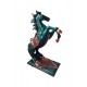 Statueta in forma de Cal, Turcoaz, 40 cm, B1000