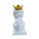 Statueta in forma de Leu, Alb, 34 cm, 625LD Statueta in forma de Leu, Alb, 34 cm, 625LD