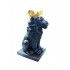 Statueta in forma de Leu, Negru, 25 cm, 7002D