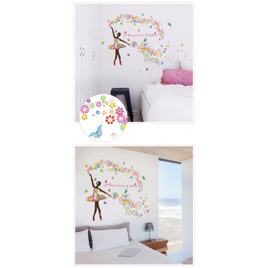 Sticker decorativ, A blossom faerie of brilliant, 120 cm, 127STK Sticker decorativ, A blossom faerie of brilliant, 120 cm, 127STK