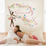 Sticker decorativ, A blossom faerie of brilliant, 120 cm, 127STK Sticker decorativ, A blossom faerie of brilliant, 120 cm, 127STK