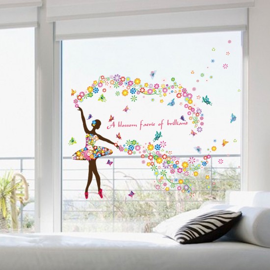 Sticker decorativ, A blossom faerie of brilliant, 120 cm, 127STK Sticker decorativ, A blossom faerie of brilliant, 120 cm, 127STK