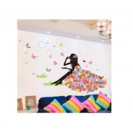 Sticker decorativ  Baloane,multicolor 132 cm