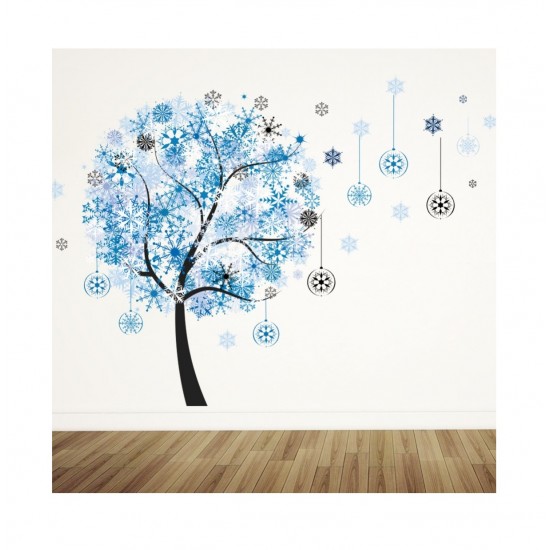 Sticker decorativ Copacelul zapezii,albastru 112 cm Sticker decorativ Copacelul zapezii,albastru 112 cm