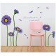 Sticker decorativ, Crizanteme albastre 178 cm, 133STK Sticker decorativ, Crizanteme albastre 178 cm, 133STK