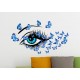 Sticker decorativ, Eye blue 80 cm, 150STK