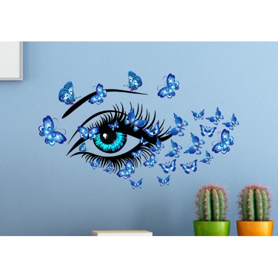 Sticker decorativ, Eye blue 80 cm, 150STK