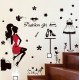 Sticker decorativ, Fashion girl 105cm, 156STK Sticker decorativ, Fashion girl 105cm, 156STK