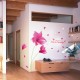 Sticker decorativ, Flori roz, 215 cm, 91STK Sticker decorativ, Flori roz, 215 cm, 91STK