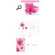 Sticker decorativ, Flori roz, 215 cm, 91STK Sticker decorativ, Flori roz, 215 cm, 91STK
