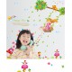 Sticker decorativ, Happy day 110 cm, 145STK