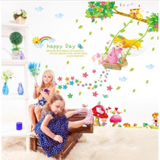 Sticker decorativ, Happy day 110 cm, 145STK
