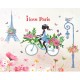 Sticker decorativ, I Love Paris 138 cm, 122STK Sticker decorativ, I Love Paris 138 cm, 122STK