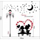 Sticker  decorativ  Indragostiti pe banca
