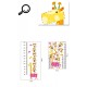 Sticker decorativ, Masuratoare cu animalute 140 cm, 132STK Sticker decorativ, Masuratoare cu animalute 140 cm, 132STK
