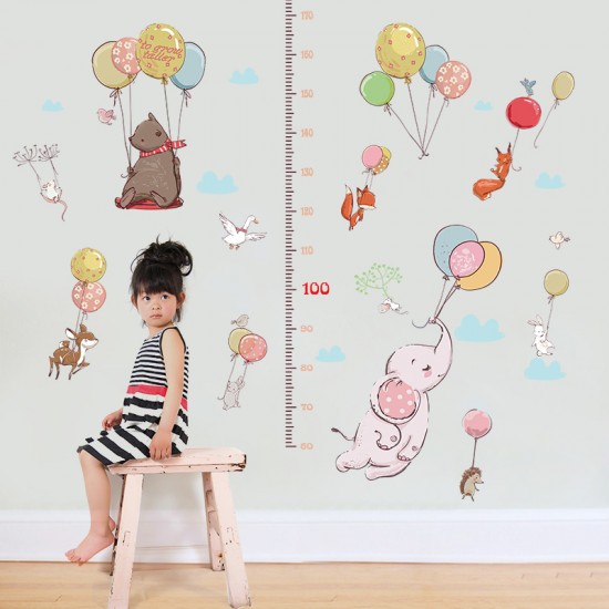 Sticker decorativ, Masuratoare cu animalute, 155 cm, 85STK