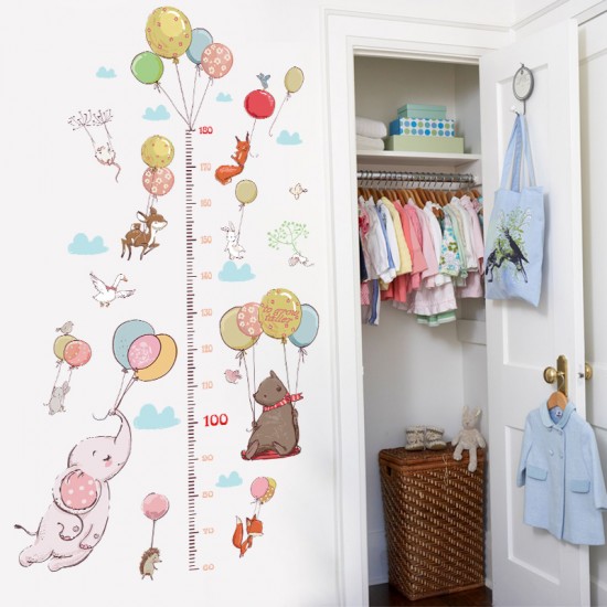 Sticker decorativ, Masuratoare cu animalute, 155 cm, 85STK