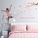 Sticker decorativ, Printesa cu fluturi, 140 cm, 721STK Sticker decorativ, Printesa cu fluturi, 140 cm, 721STK
