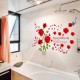 Sticker decorativ, Trandafiri rosii 147 cm, 128STK Sticker decorativ, Trandafiri rosii 147 cm, 128STK