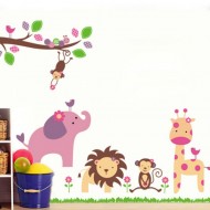 Sticker decorativ,  animalute 120 cm, 106STK