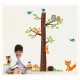 Sticker decorativ, copacelu cu animalutele padurii 185 cm, 78STK Sticker decorativ, copacelu cu animalutele padurii 185 cm, 78STK