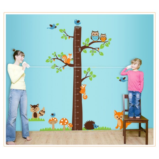 Sticker decorativ, copacelu cu animalutele padurii 185 cm, 78STK Sticker decorativ, copacelu cu animalutele padurii 185 cm, 78STK
