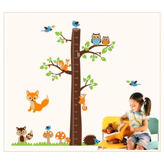 Sticker decorativ, copacelu cu animalutele padurii 185 cm, 78STK Sticker decorativ, copacelu cu animalutele padurii 185 cm, 78STK