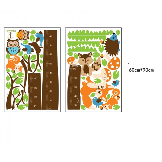 Sticker decorativ, copacelu cu animalutele padurii 185 cm, 78STK Sticker decorativ, copacelu cu animalutele padurii 185 cm, 78STK
