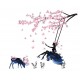 Sticker decorativ, fata padurii 120 cm, 109STK Sticker decorativ, fata padurii 120 cm, 109STK