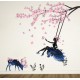 Sticker decorativ, fata padurii 120 cm, 109STK Sticker decorativ, fata padurii 120 cm, 109STK