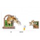 Sticker decorativ, fereastra cu 2 girafe 130 cm, 60STK Sticker decorativ, fereastra cu 2 girafe 130 cm, 60STK