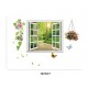 Sticker decorativ, fereastra deschisa spre padure 107 cm, 63STK Sticker decorativ, fereastra deschisa spre padure 107 cm, 63STK