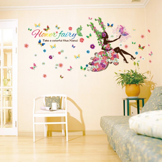 Sticker decorativ, flower fairy 170 cm, 71STK Sticker decorativ, flower fairy 170 cm, 71STK