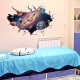 Sticker decorativ, gaura in perete spre cosmos, 85 cm, 68STK-1 Sticker decorativ, gaura in perete spre cosmos, 85 cm, 68STK-1