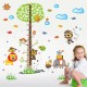 Sticker decorativ, masuratoare copacel cu animalute 143 cm, 70STK