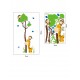 Sticker decorativ, masuratoare cu animalute  150 cm, 112STK