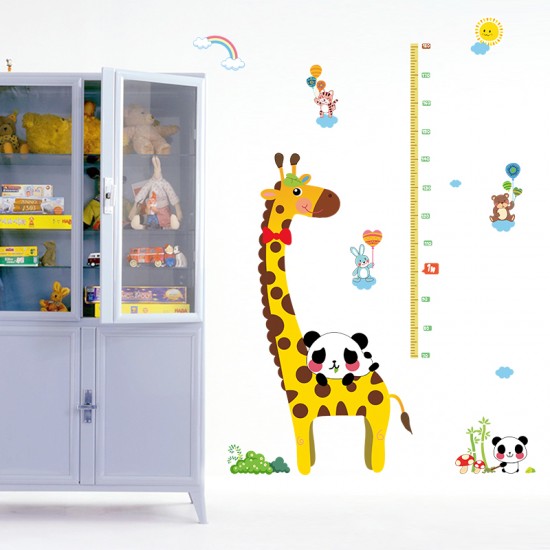 Sticker decorativ, masuratoare cu animalute 150 cm, 77STK